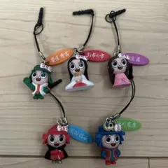 スガキヤ　スーちゃん武将隊ストラップ　コンプリートのサムネイル