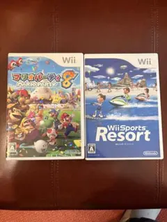 任天堂　Wiiスポーツリゾート、マリオパーティー８　２セット