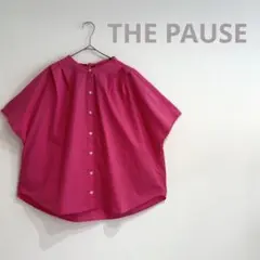 THE PAUSE】ボイルバックリボンブラウス ピンク ゆったり F - メルカリ
