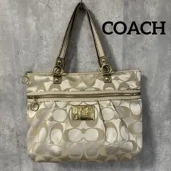 【美品】COACH コーチ トートバッグ 【F 15316】 シグネチャー