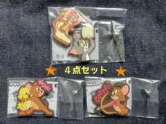 トムとジェリー カプセル ヘアクリップ ４点セット　トム ジェリー クアッカー