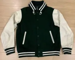 Coen コーエン スタジャン 牛革 本革　緑