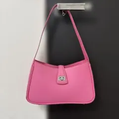 H&M ハンドバッグ　肩掛け　ピンク
