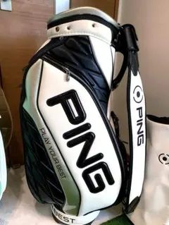 希少 PING 3点式 ツアープロ キャディバッグ カーステン - メルカリ