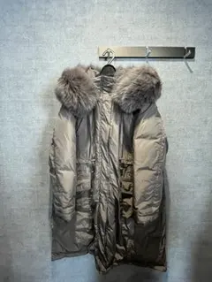 storynine ダウンジャケット グレー ファー付き