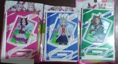 ウマ娘　ビッグアクリルスタンド　3種　ダイソー