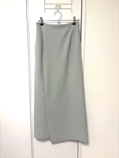 マイストラーダ　スリットジャージースカート　ミント