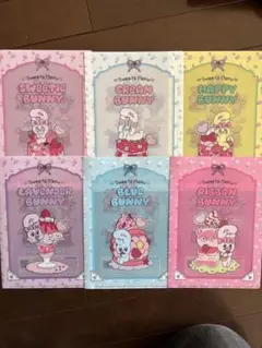 エスターバニー A5クリアファイル 全6種セット セブンイレブン