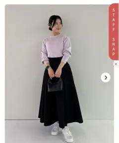 ur's シアーパーツニット　ラベンダーのサムネイル
