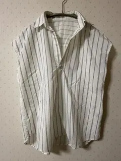 イング INGNI ストライプ ノースリーブシャツ Mサイズ