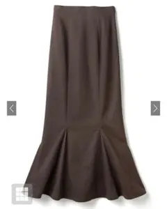 新品 ハイウエストマーメイドツイルスカート