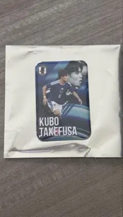 久保建英　サッカー日本代表　長方形缶バッジ