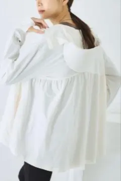 Kappa uvカット フェイスガードUVラッシュガード アイボリー　LLのサムネイル