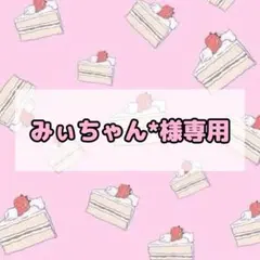 みぃちゃん*プロフ必須様専用