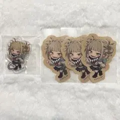 僕のヒーローアカデミア GIGO ステッカー アクリルチャーム トガヒミコ 4点