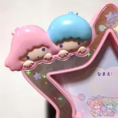 リトルツインスターズ お星さまのネームクリップ
