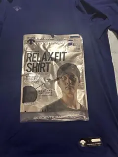 DESCENTE RELAX FIT SHIRT L ROY ロイヤルブルー