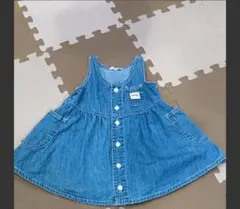 EDWIN ジャンバースカート デニム 90cm