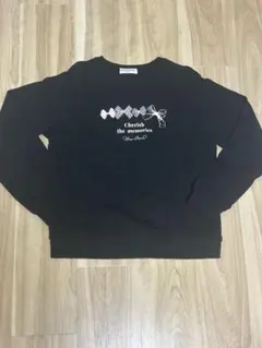 【mezzo piano Junior/メゾピアノジュニア】美品　スウェット　黒