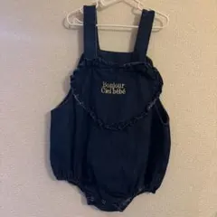 【即購入可】デニムロンパース 90cm