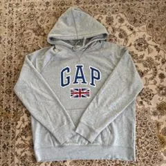 GAP ロゴパーカー XL グレー ユニオンジャック 古着 Y2K