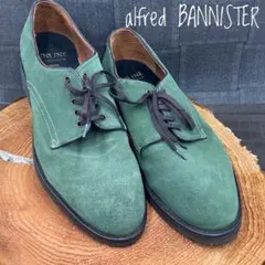 【美品】alfred BANNISTER アンライン　グリーン 約26.5㎝のサムネイル
