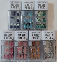 DASHING DIVA MAGIC PRESS フットネイルチップ 7個セット