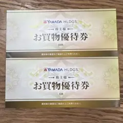 YAMADA HLDGS. お買物優待券 500円 16枚セット