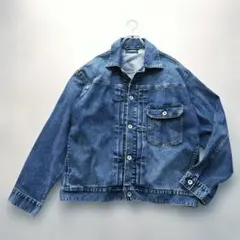 極美品 ユニクロ XL 1stタイプ ジージャン デニムジャケット ストレッチ