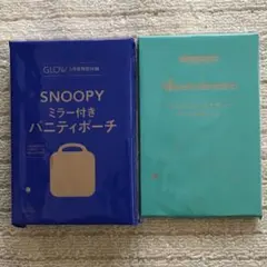 スヌーピー ミラー付きバニティポーチ、サンリオキャラクターズポーチ3点セット。のサムネイル