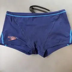 Speedo メンズ 競泳水着 ボックス型 ネイビー