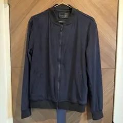 ZARA MAN MA-1 フライトジャケット ネイビーのサムネイル