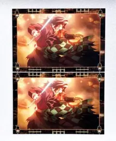 【新品】鬼滅の刃　ufotable カフェ　半券　ポストカード　義勇　炭治郎