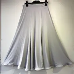 新品　社交ダンス　スカート　ラテン　グレー　フリル　パーティ　4606 ラテンスカート レディース 社交ダンス衣装 スカート ラテン モダン