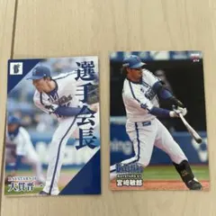 横浜ベイスターズ プロ野球チップスカード2024 大貫晋一 宮崎敏郎