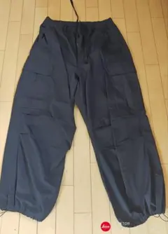 gu スーパーワイドカーゴパンツ ブラック　Lサイズ