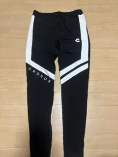 【完売品】 CRONOS ジョガーパンツ サイドストライプ 黒 Lサイズ クロノス メンズパンツ クロノスCRONOS トレーニングパンツ
