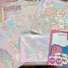 ♡おすそ分け♡キキララレターセット　little twin stars