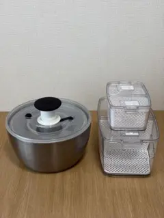 OXO ステンレスサラダスピナー 保存容器セットのサムネイル