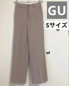 GU ジーユー 221-326204 カットソーカラースラックス S ピンク