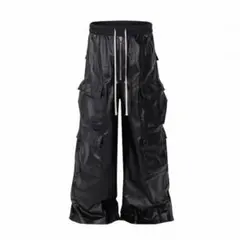y2k SELECT Leather Wide Pantsのサムネイル