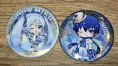 snow miku、kaito 雪ミク スノーミク カイト 初音ミク 缶バッジ