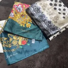 Sophistiqué シルク スカーフ 3点セット