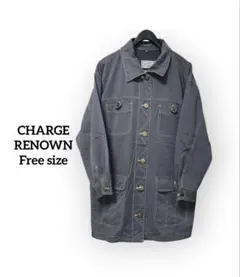 【極美品・希少】レナウン CHARGE 日本製 ステッチワーク コートF