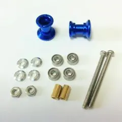 2025年最新】ミニ四駆 段アルミ ローラー ブルーの人気アイテム