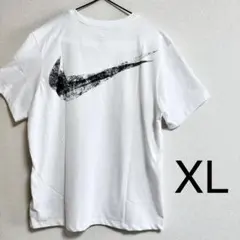 新品　NIKE ナイキ Tシャツ ロゴ 白 XL ランニング　トレーニング