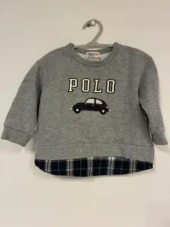 POLO petit main　グレー スウェット トレーナー 90cm