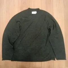 【山形ニット】アダムエロペ　アルパカブレンドロールネックニット