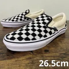 バンズ　スリッポン　V98CF CHKNT　26.5cm　チェック　ニット