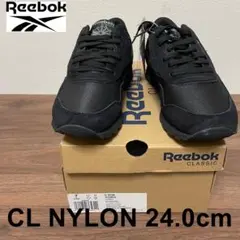 Reebok CL NYLON ブラック 24.0cm 新品未使用 タグ付きのサムネイル